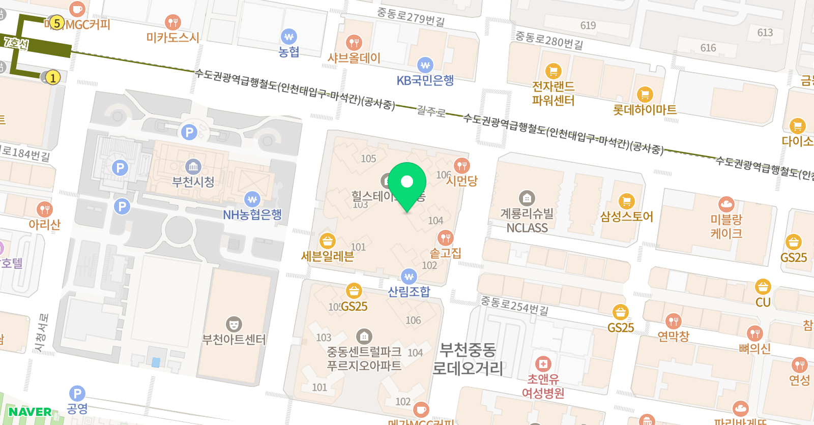 힐스앙쥬발레 위치