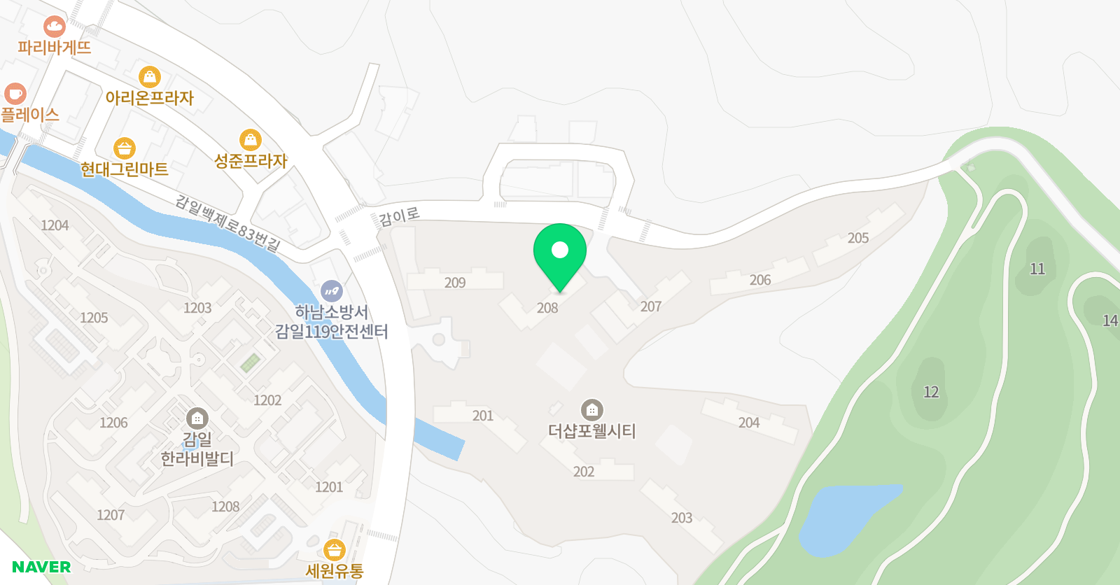 미미쌤앤 영어 위치