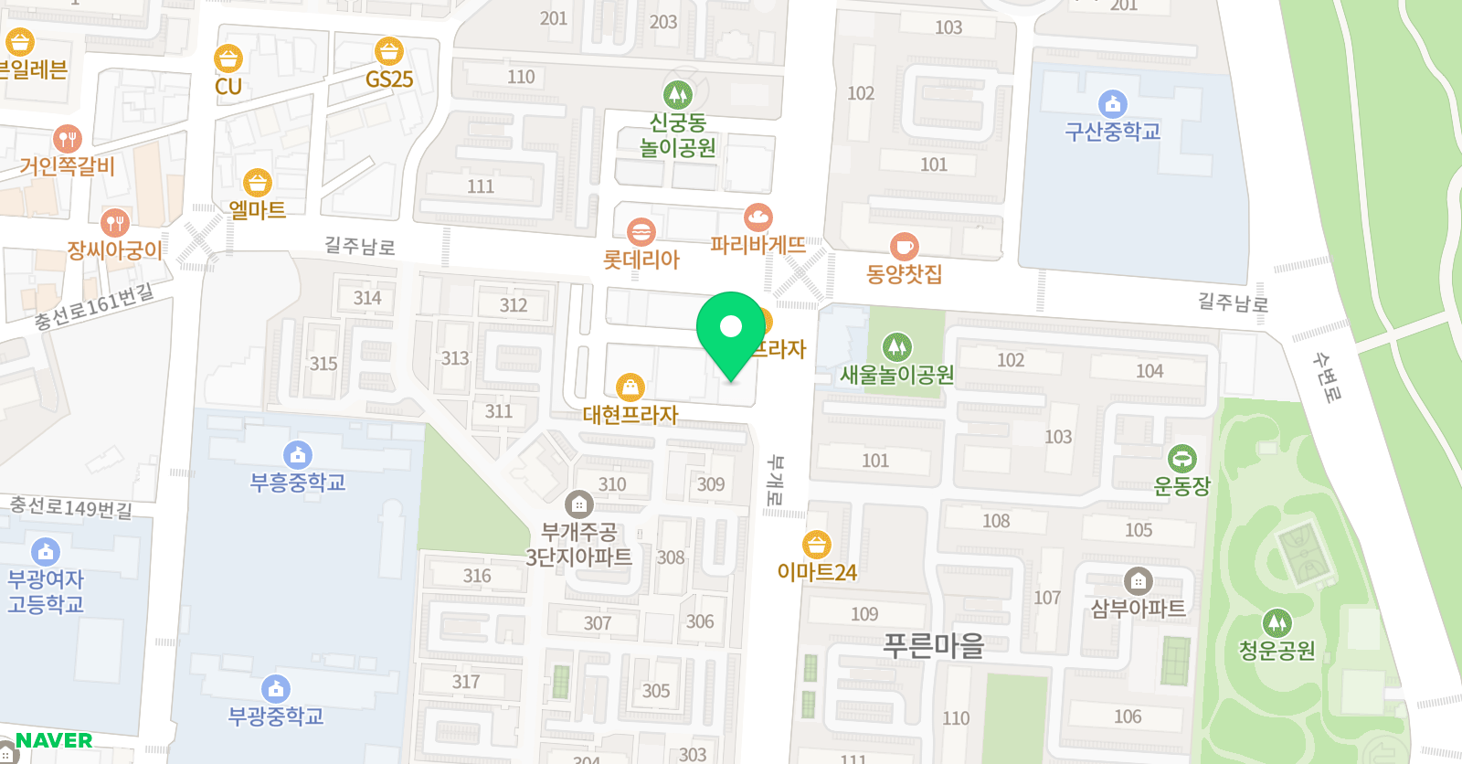 예본 음악학원 위치
