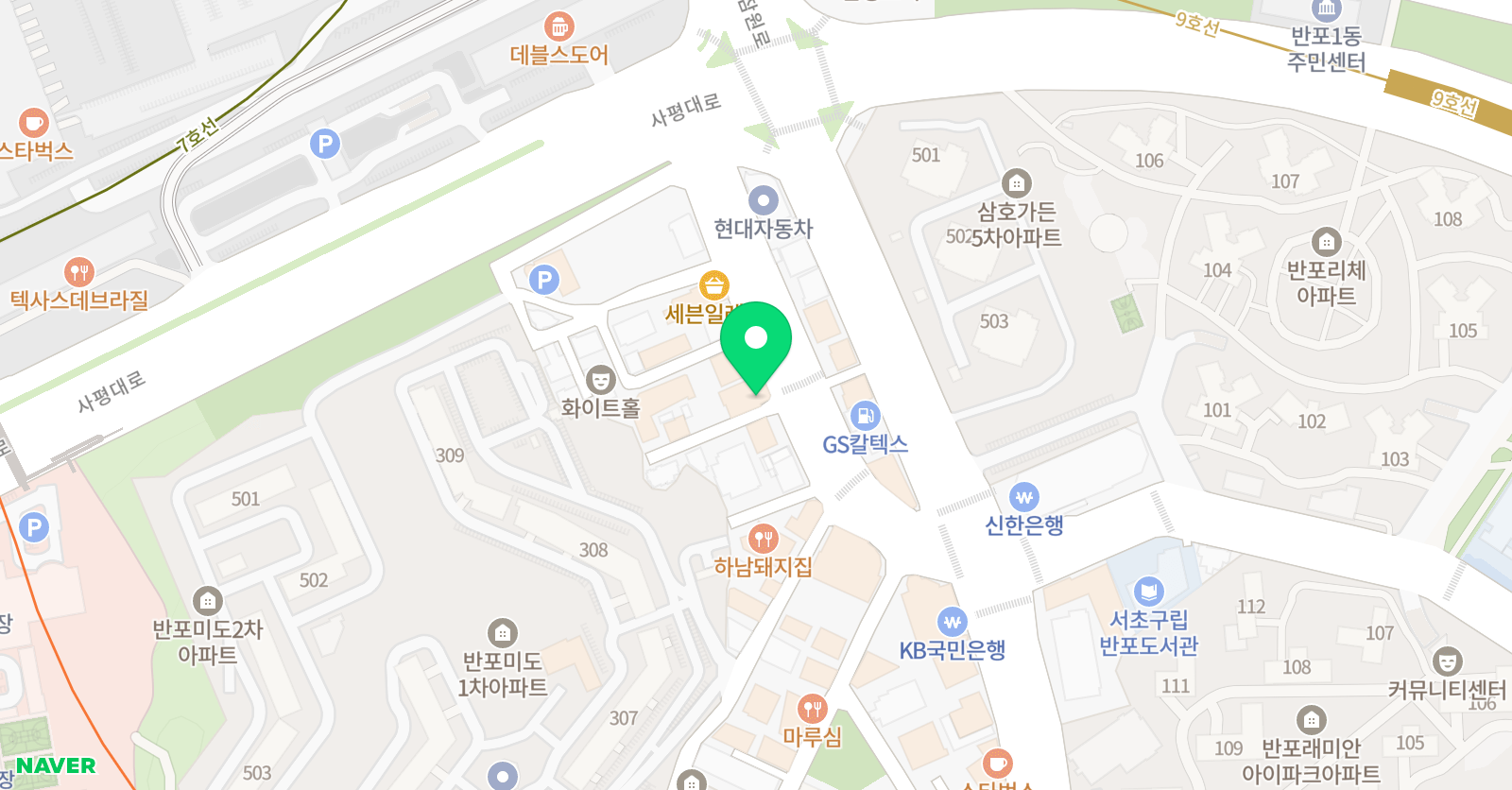 MSC브레인컨설팅그룹 서초센터 위치