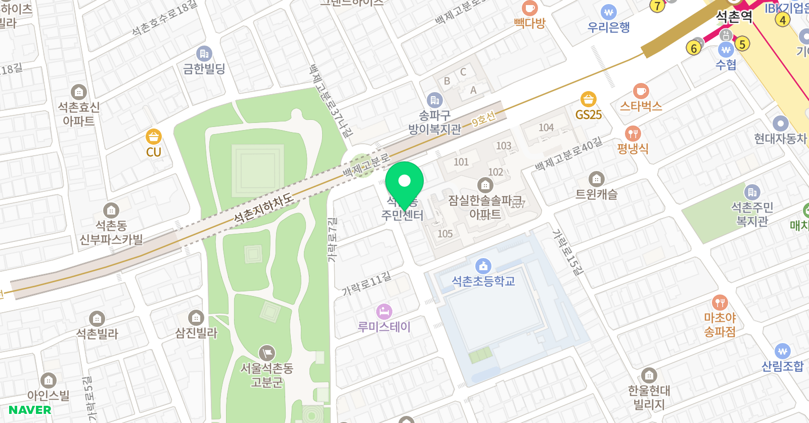탑팀 체육관 위치