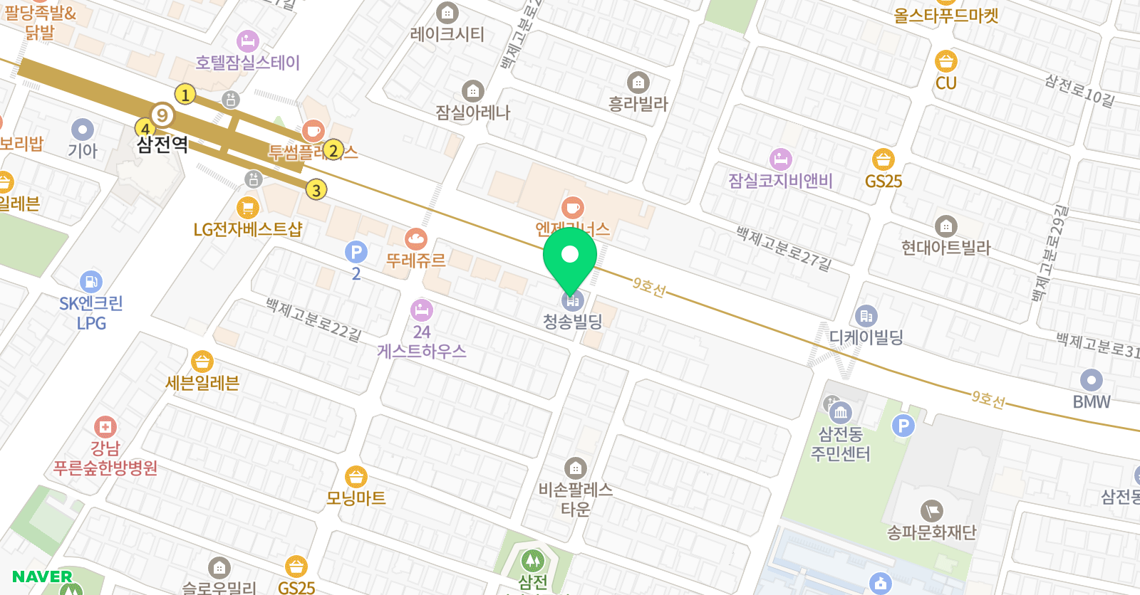 프리영재 영어수학학원 위치