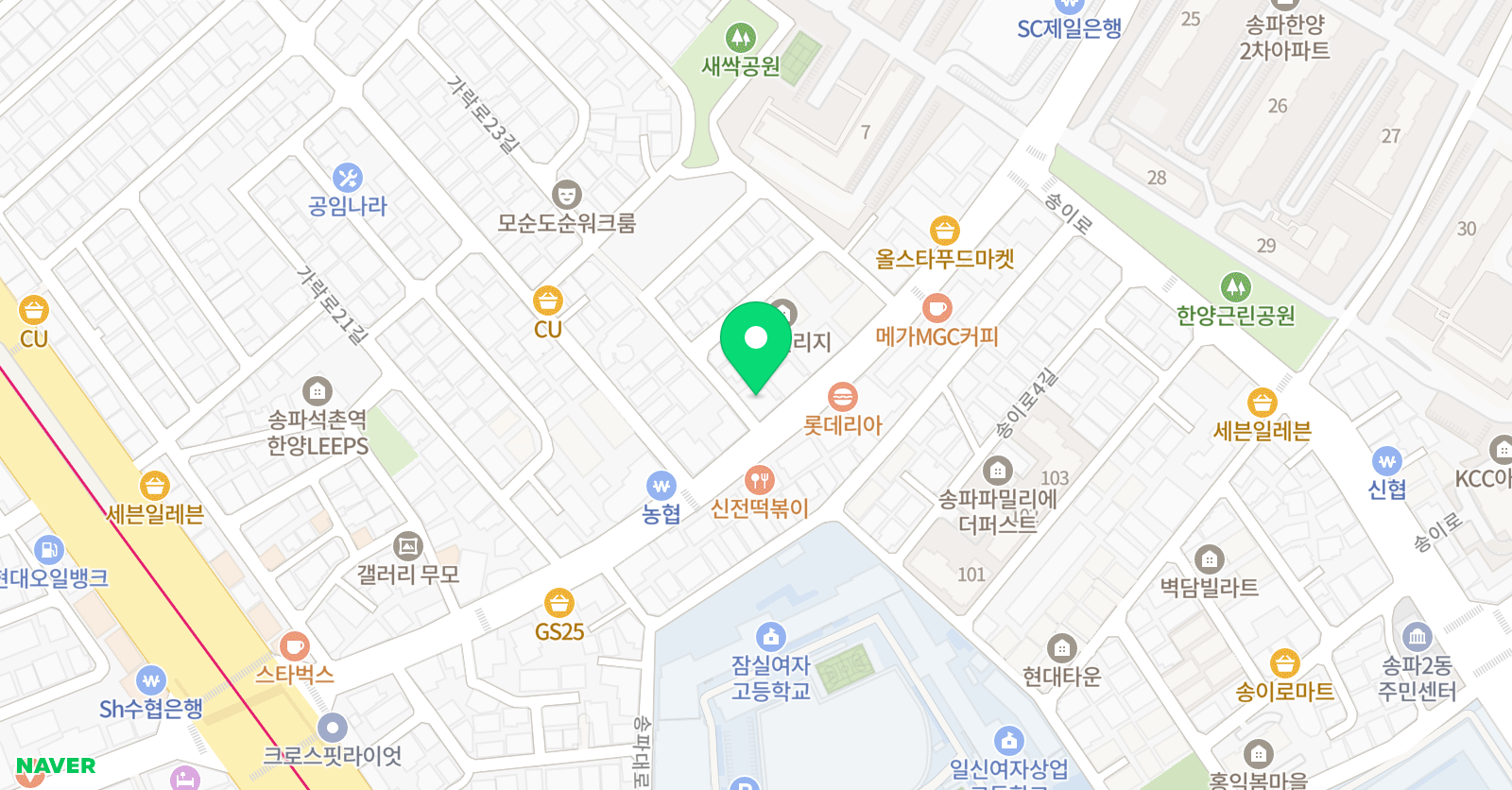 하엘발레스튜디오 위치