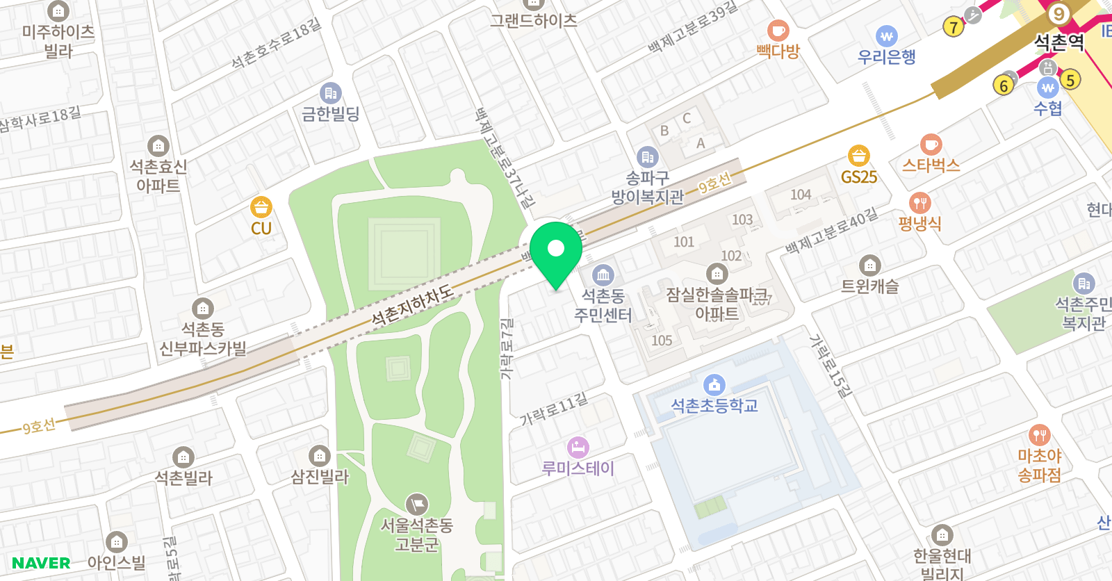화랑 합기도 위치