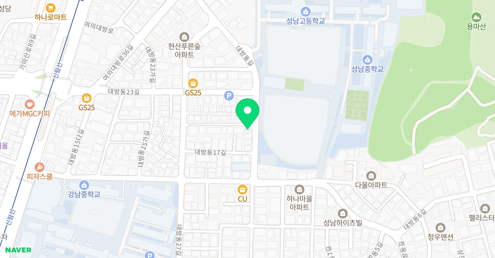 민 영어교습소 위치
