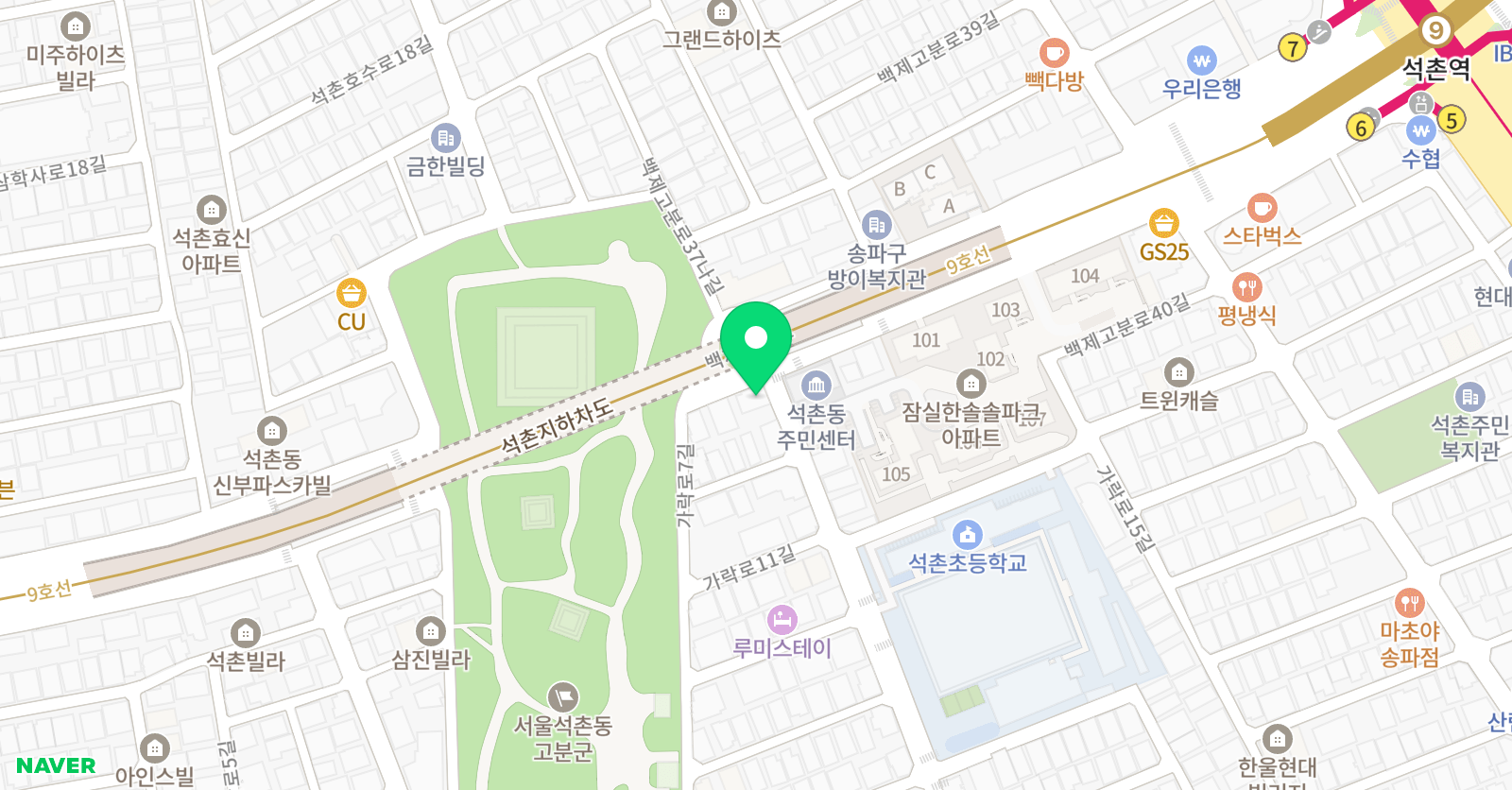 제이와이 학원 위치