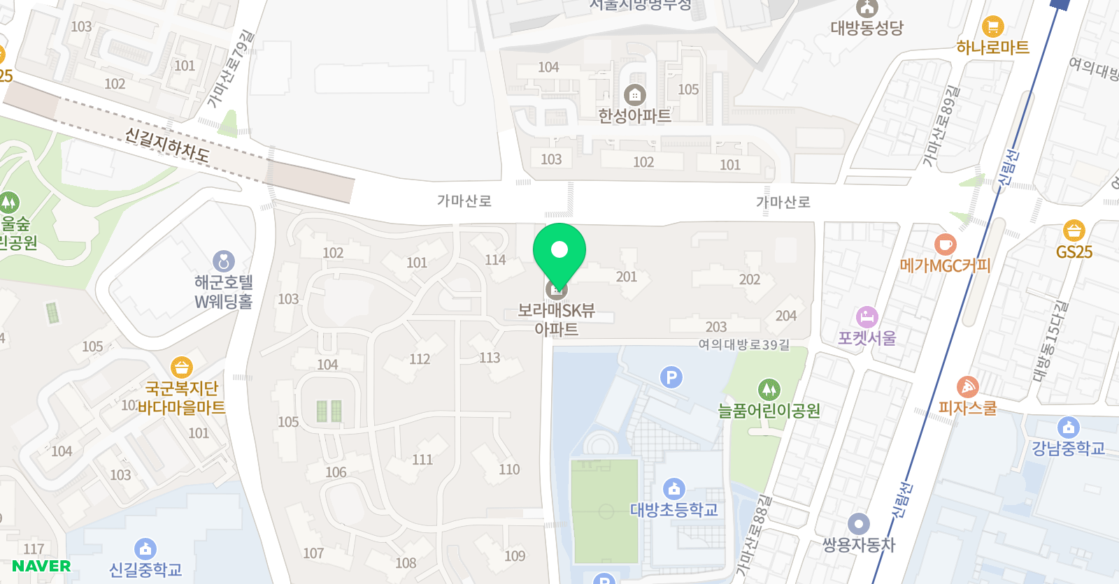 딱풀리는수학 대방초점 위치