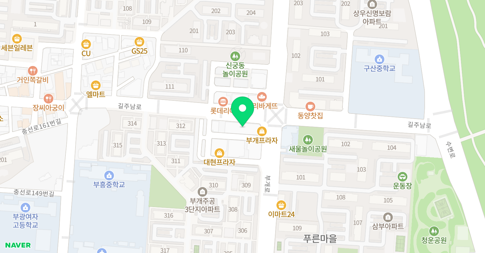 오선생 수학전문학원 위치