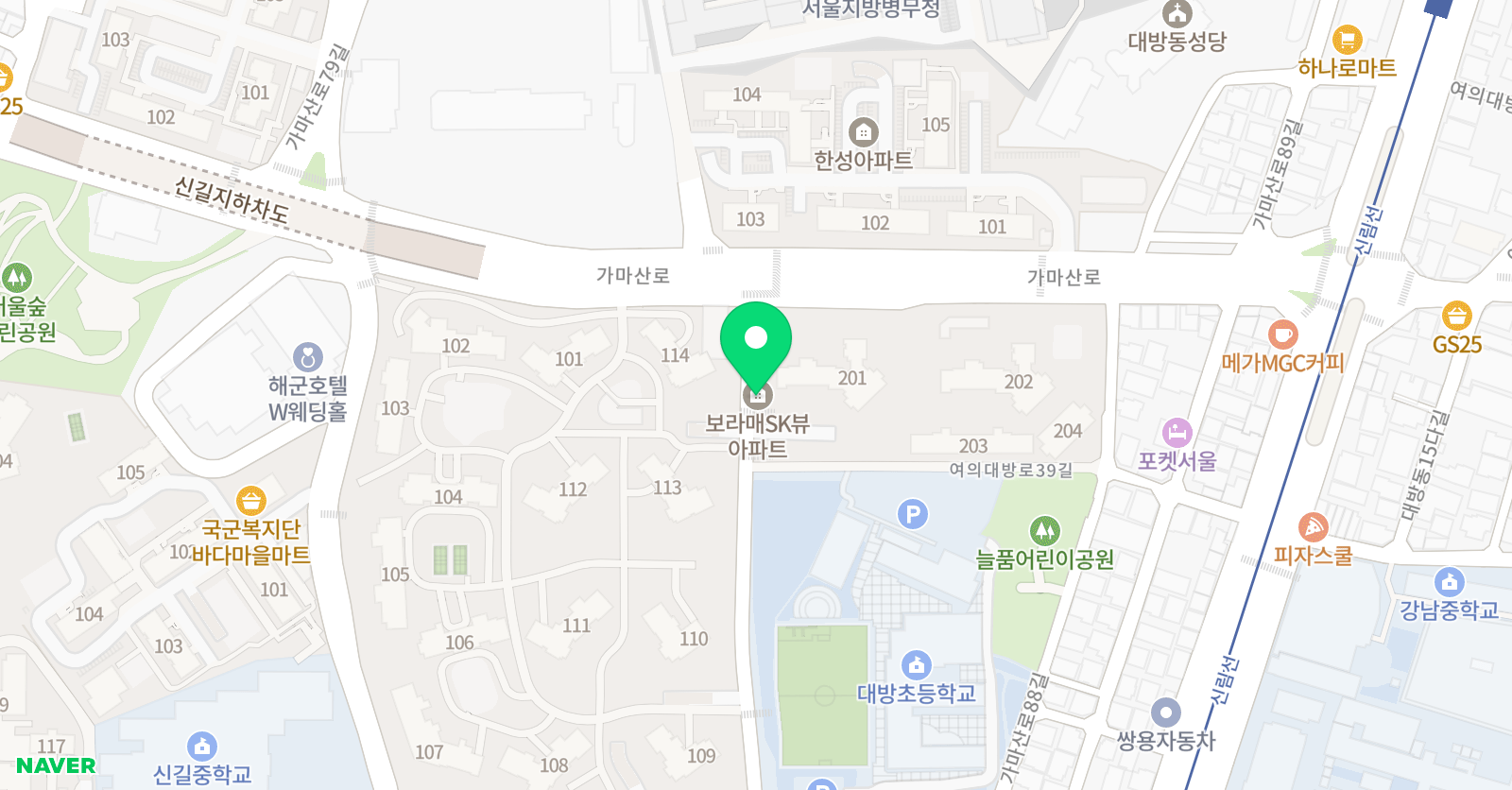 늘솜 피아노 위치