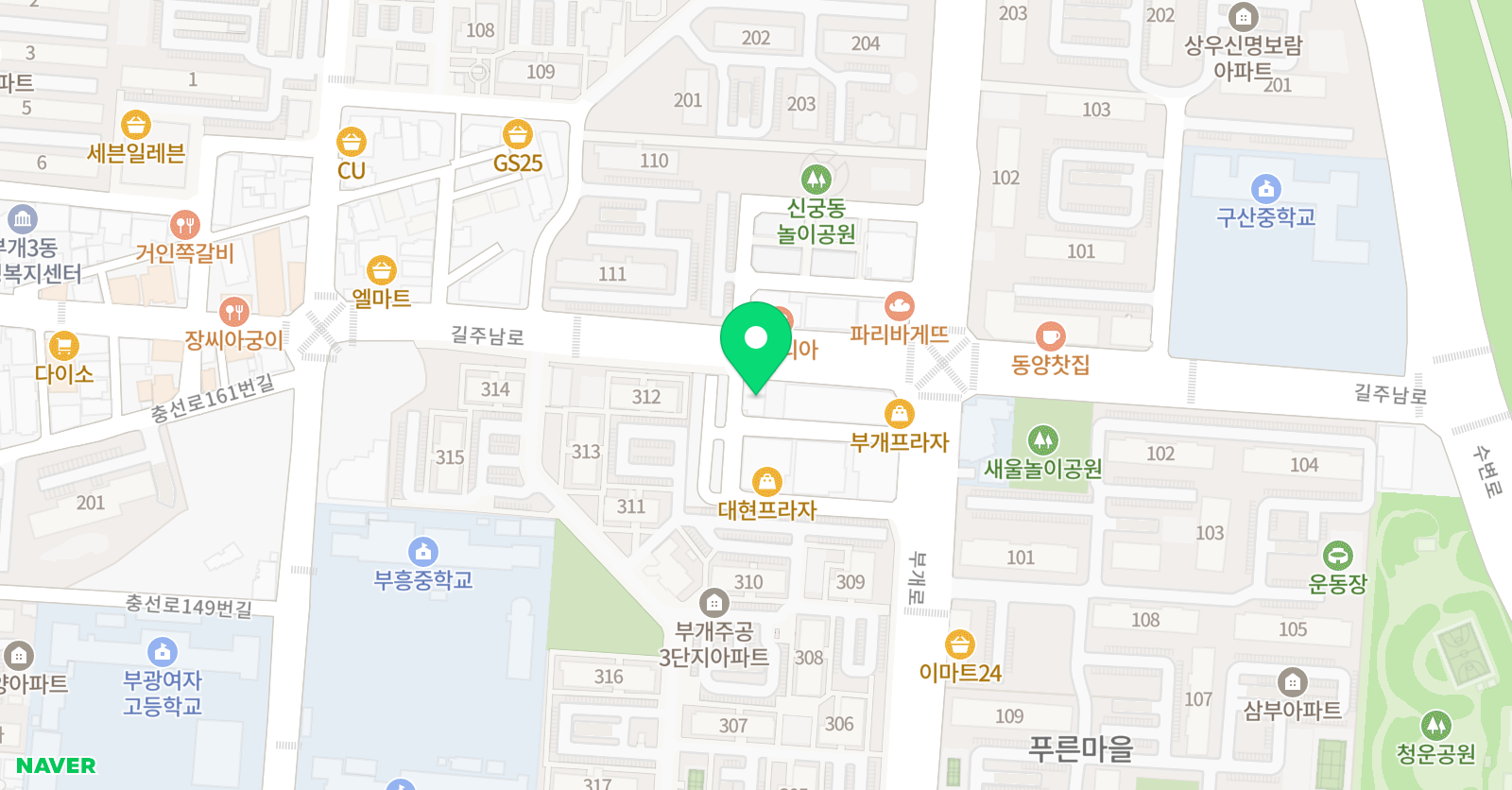 SOO 미술학원 위치