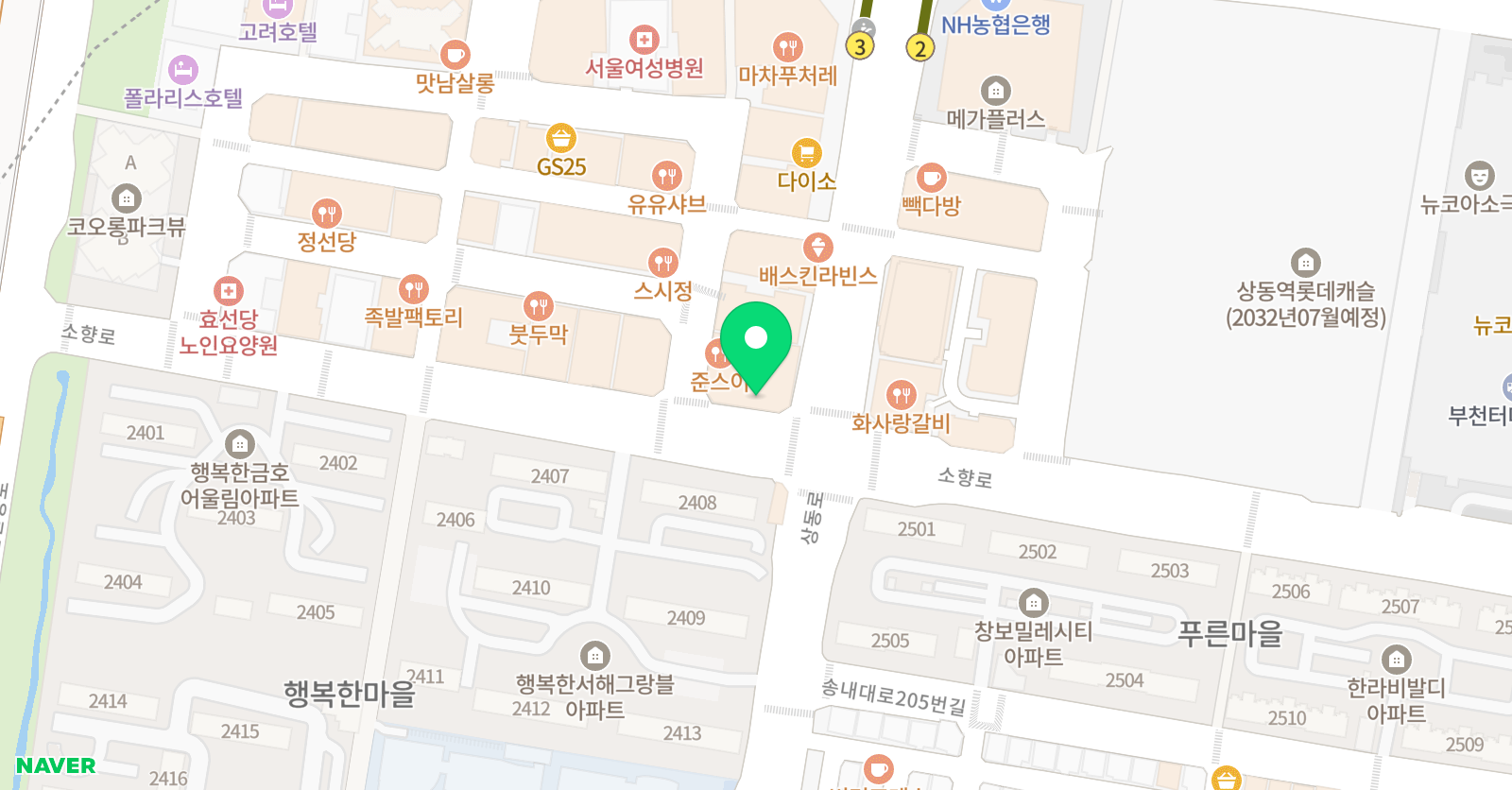 FM에프엠영수학원 위치