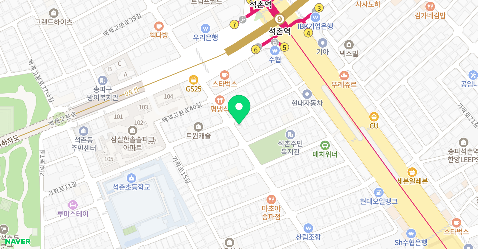 뮤직플레이스 위치