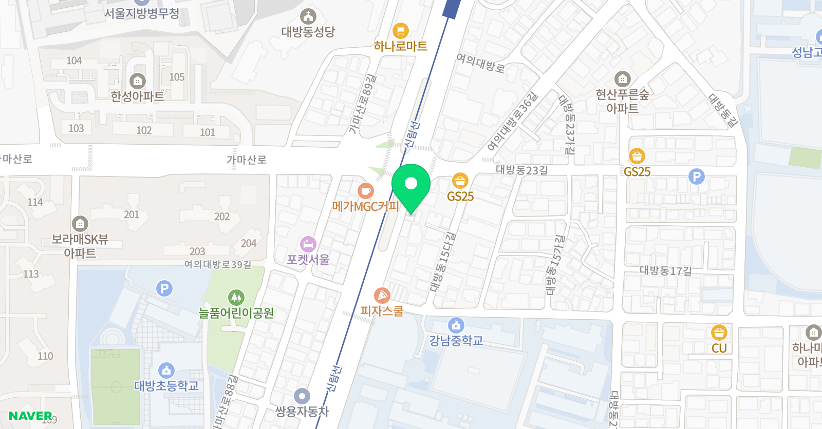 효원미술 위치
