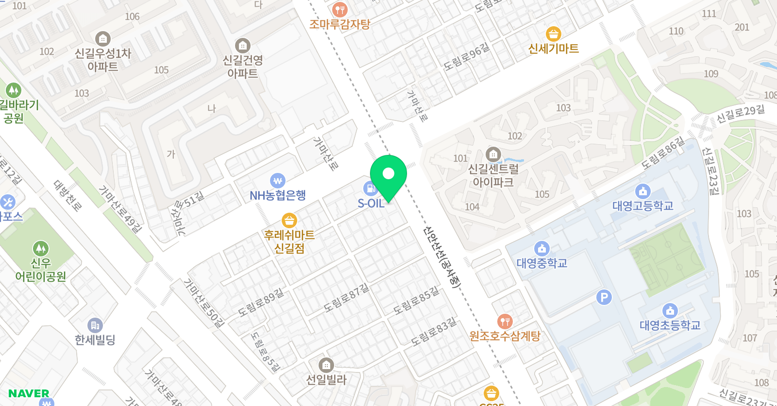 그레이스 음악학원 위치