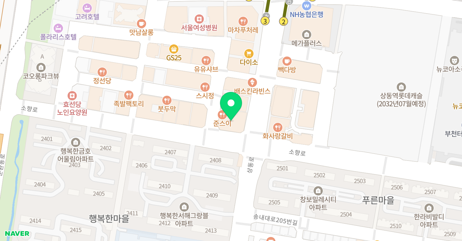 올 바른수학 위치