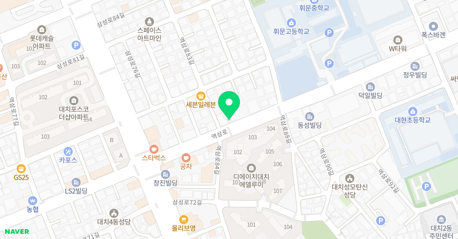 브릴리언스 영어교습소 위치