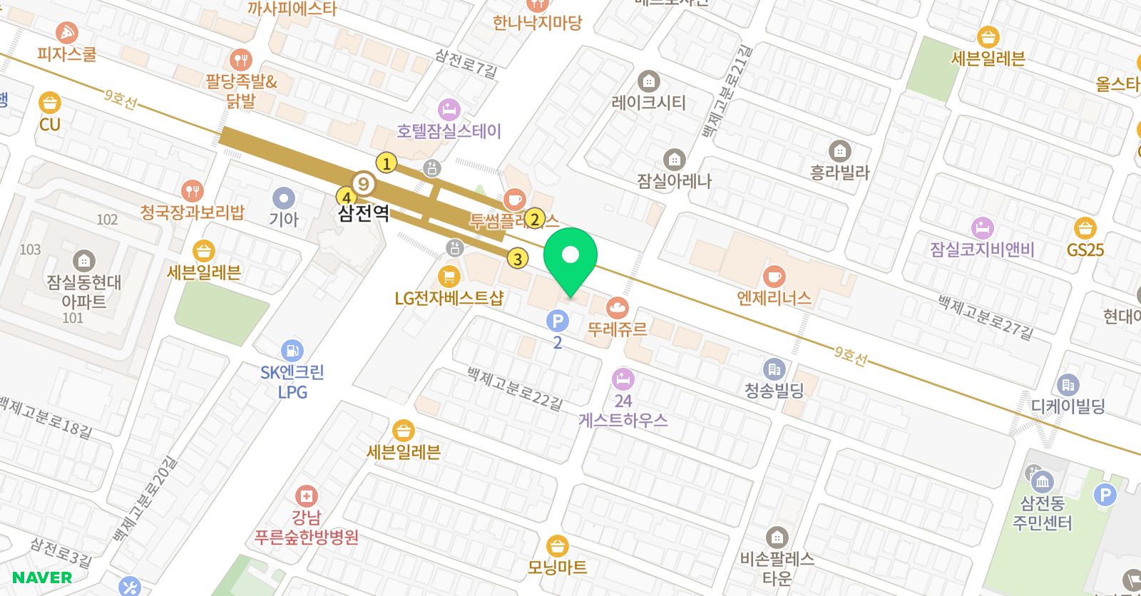 페르마수학학원 잠실캠퍼스 위치