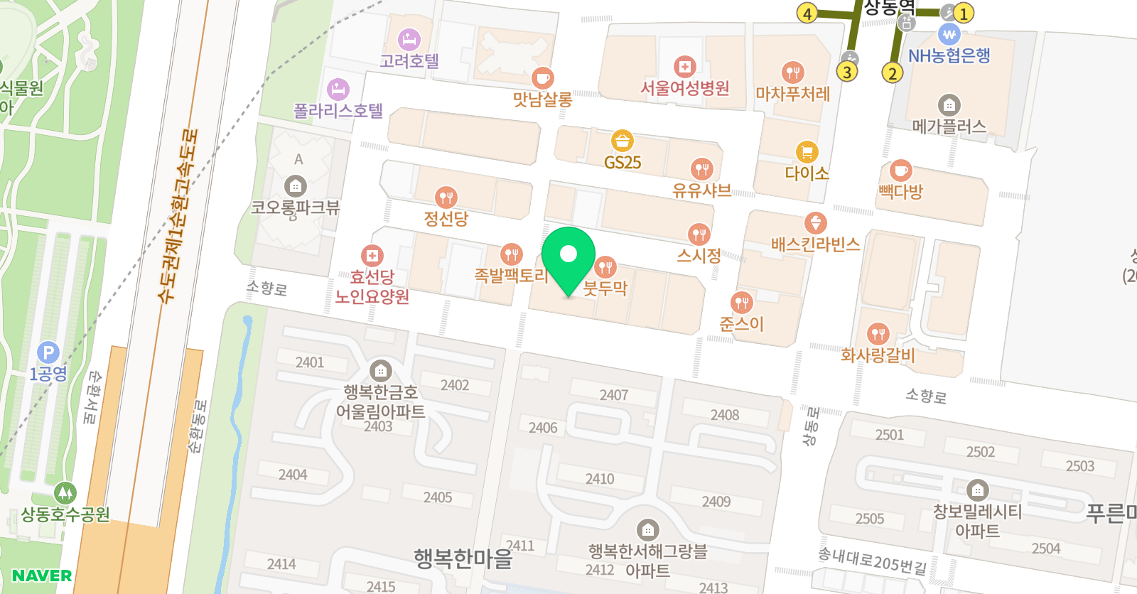 FC라엘 축구교실 위치