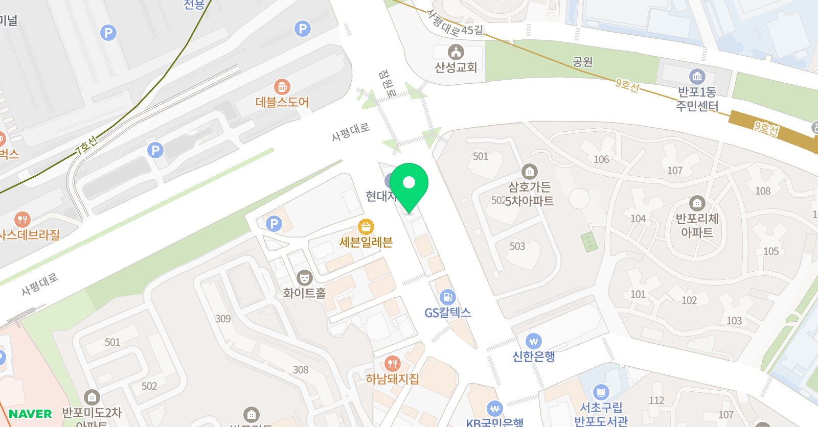 일류 수학학원 위치