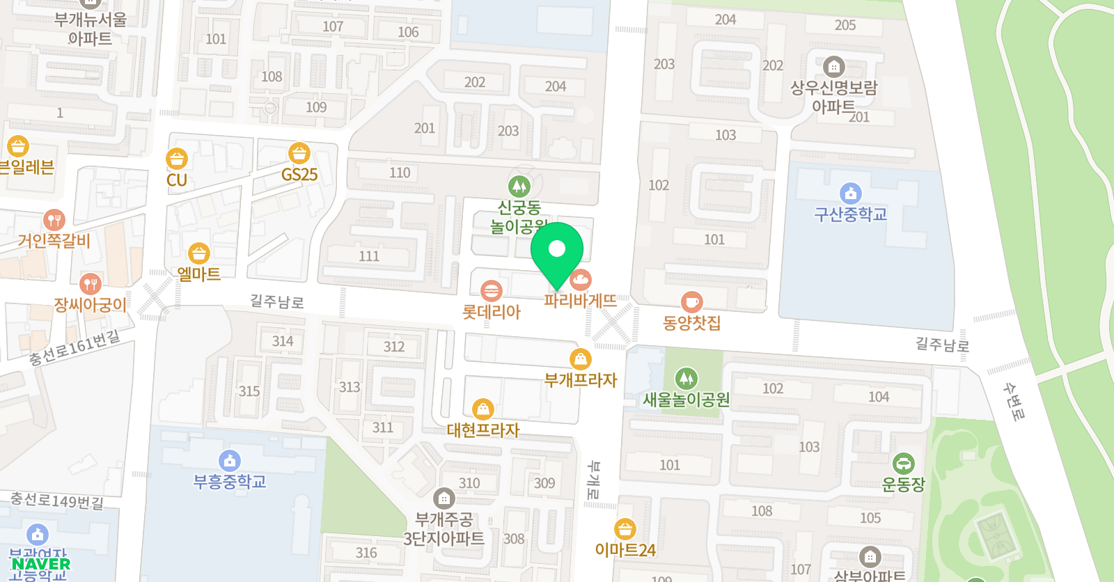 퍼펙트 학원 위치