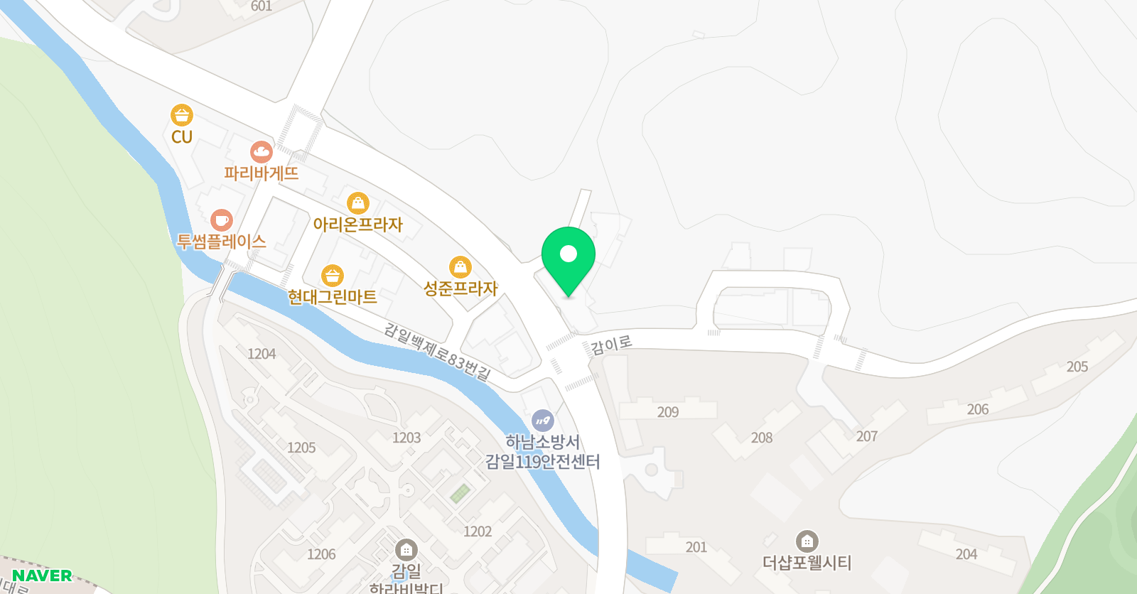 더피앤피 감일지점 위치