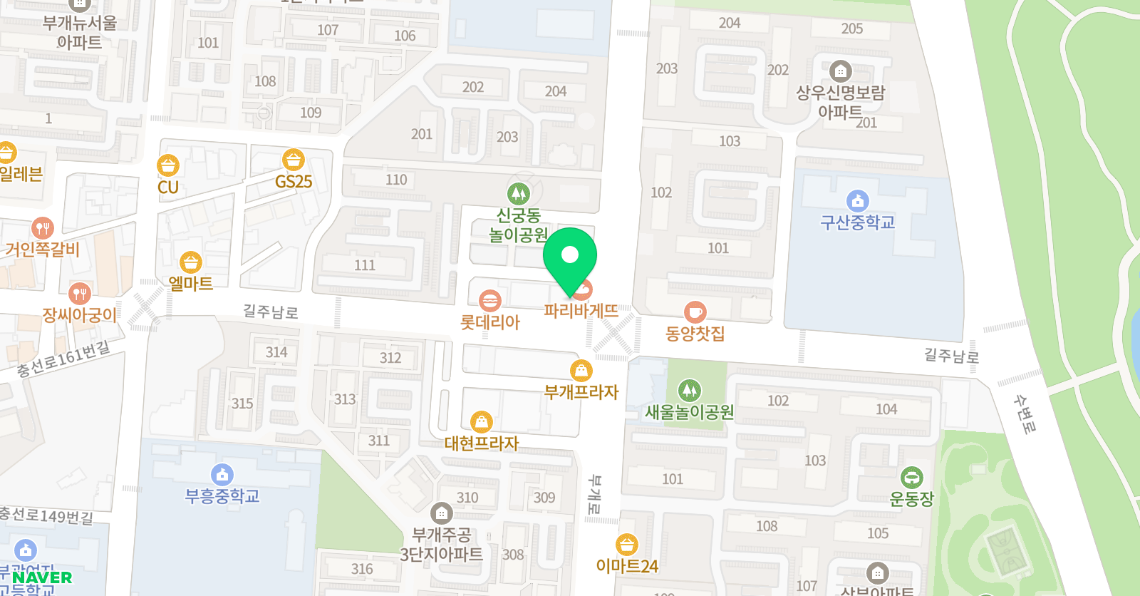 책나무 부개 독서논술학원 위치