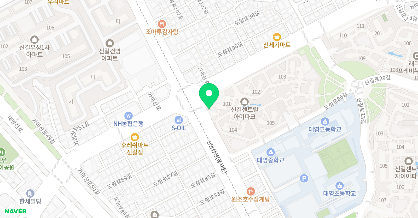 키오브 미술교습소 위치