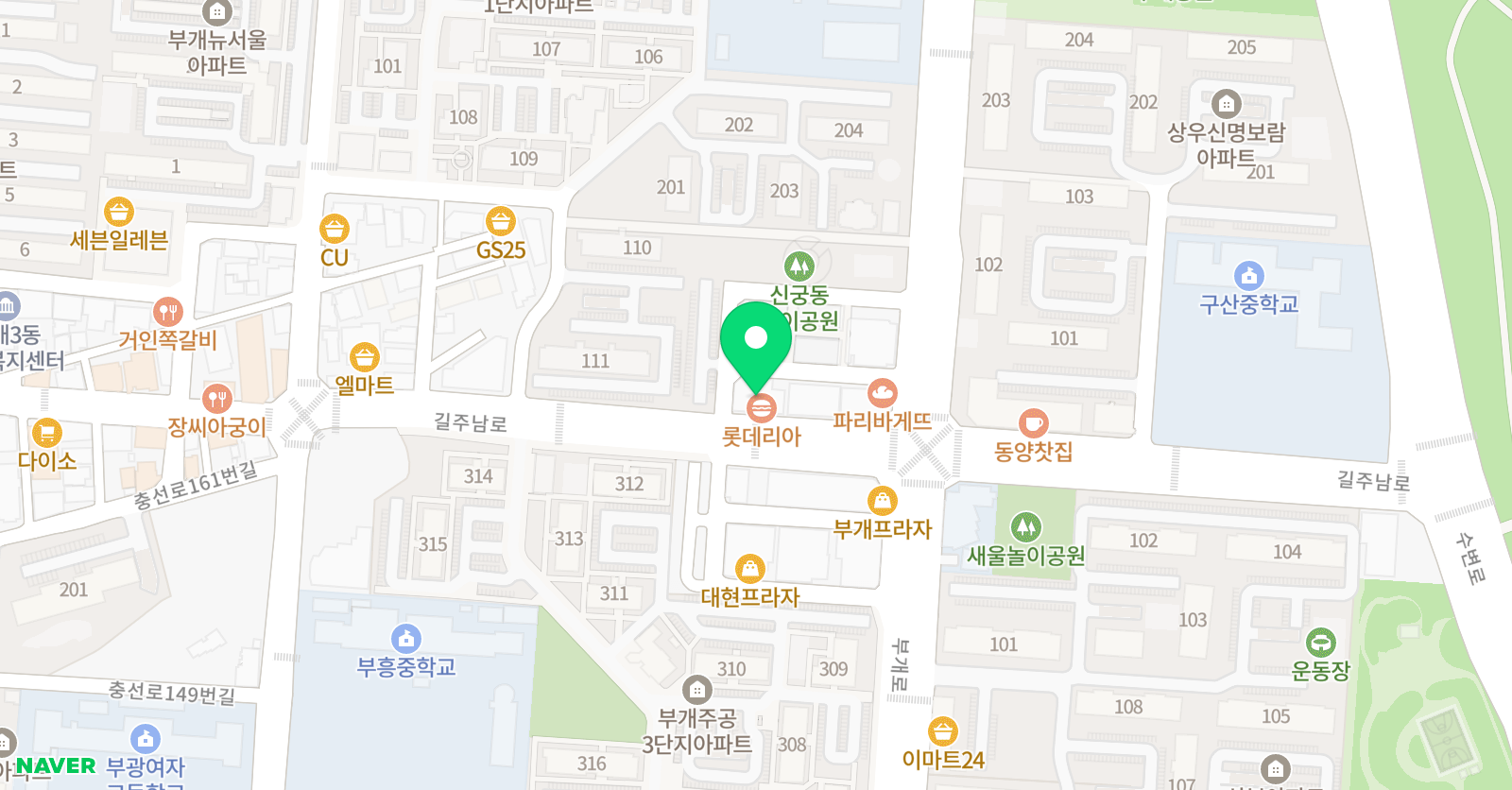 유베스트 학원 위치