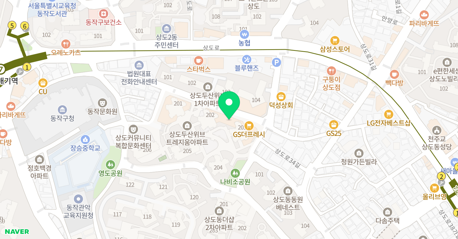 매쓰필드 수학교습소 위치