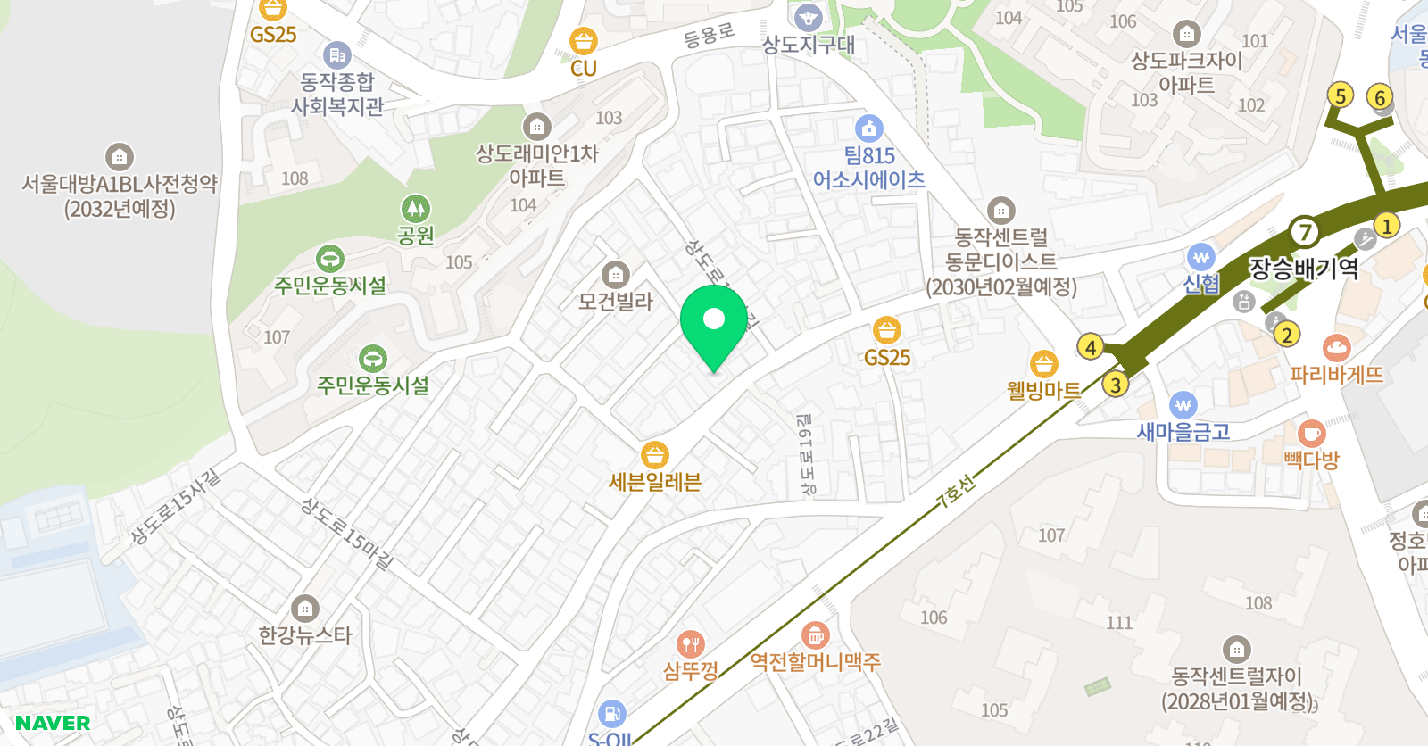 에듀탑 보습학원 위치