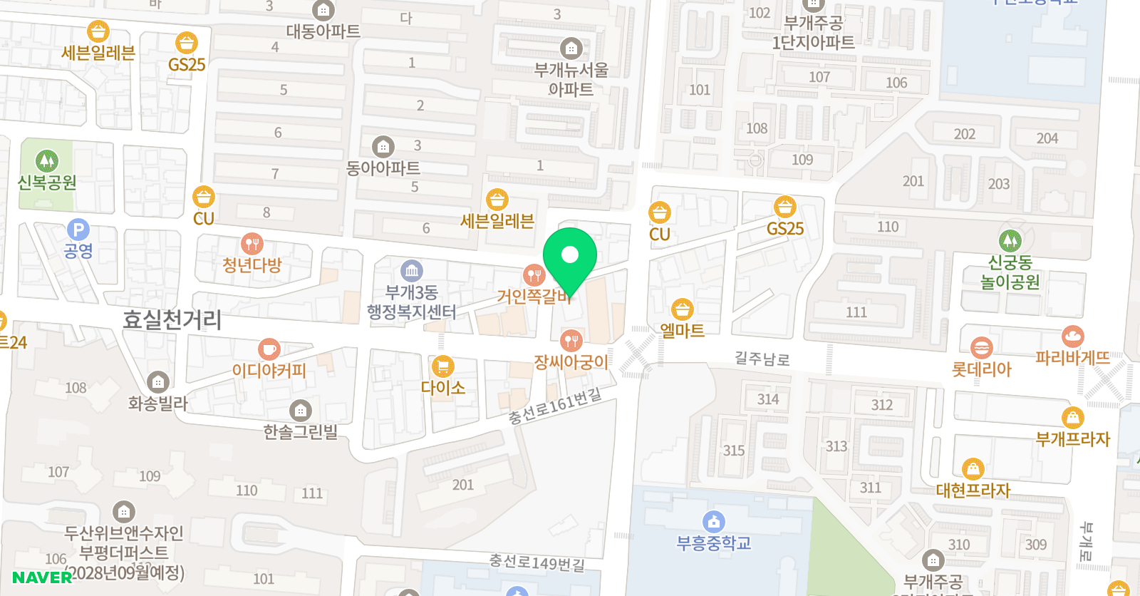 엠앤디 뮤지컬앤댄스학원 위치