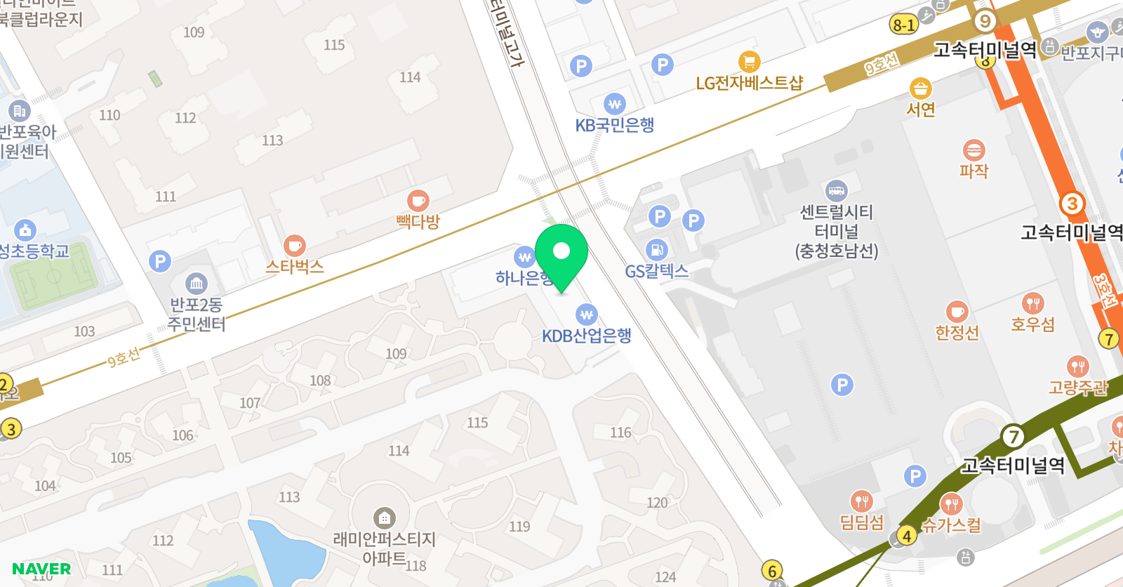 수학의상상력 학원 위치