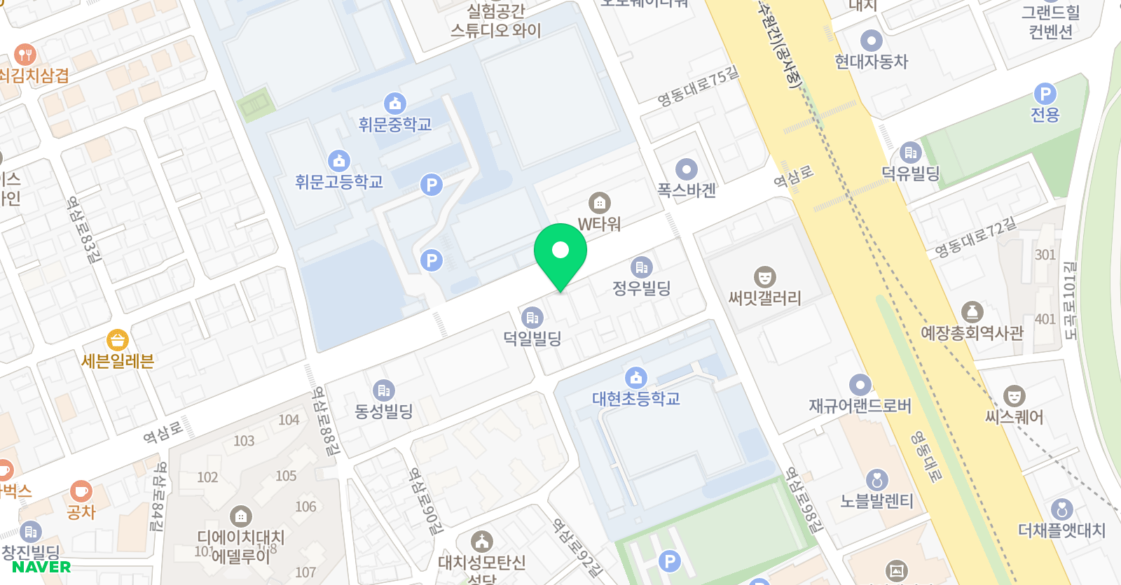 에스온 수리영재아카데미 위치