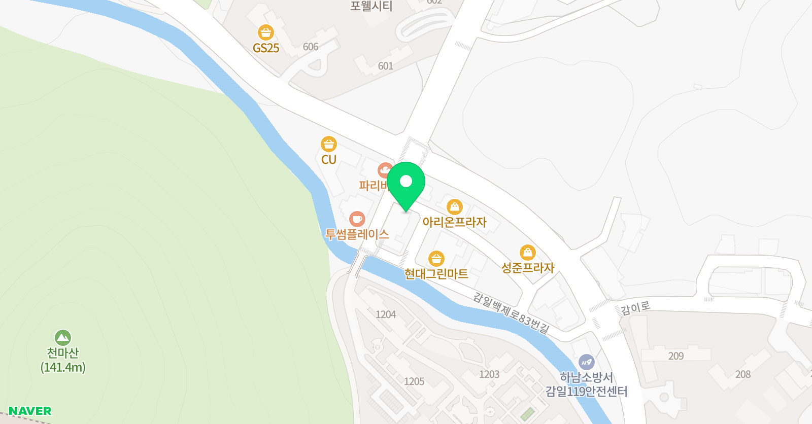 지스발레 무용학원 위치