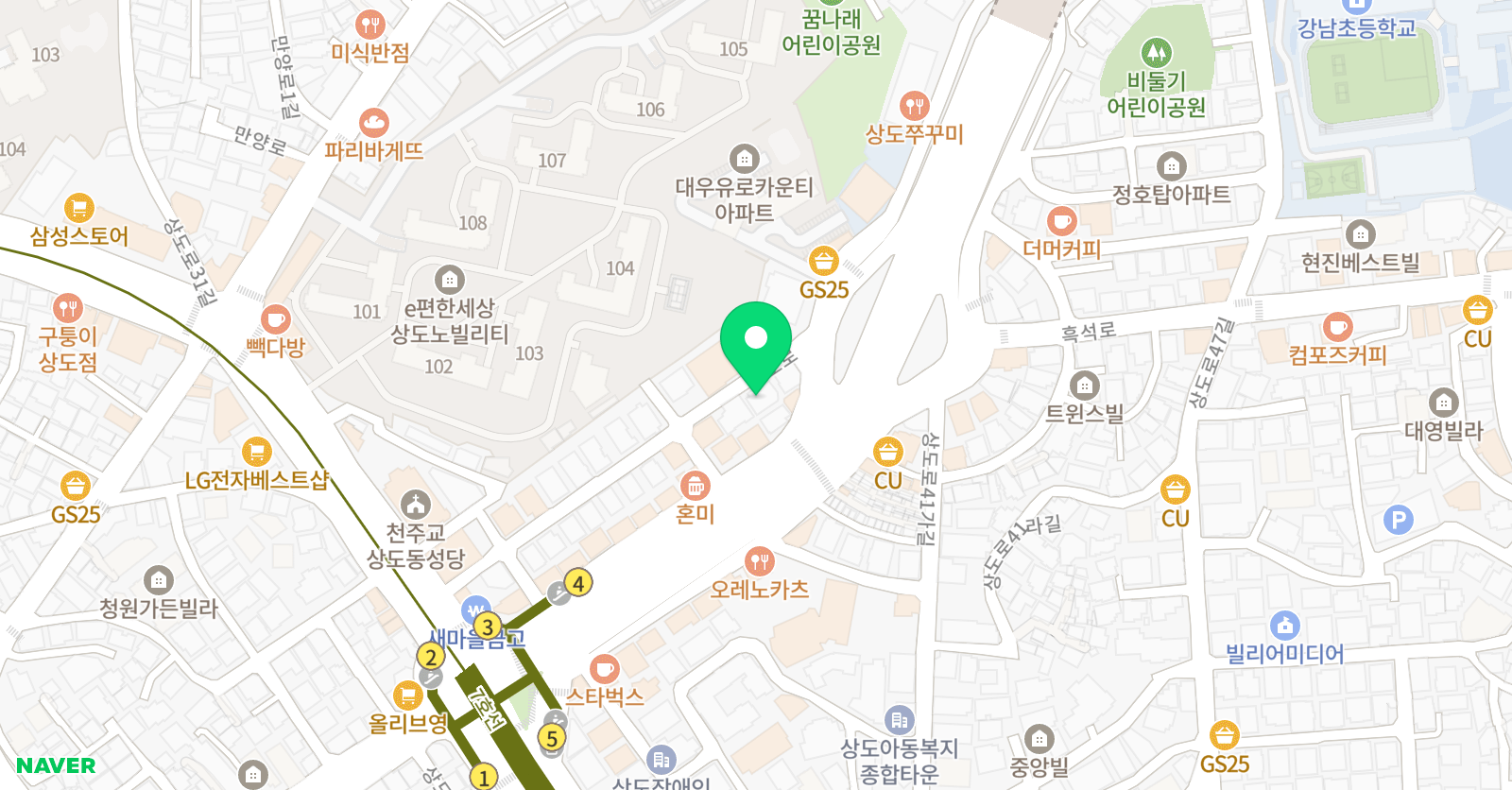 금호 발레학원 위치