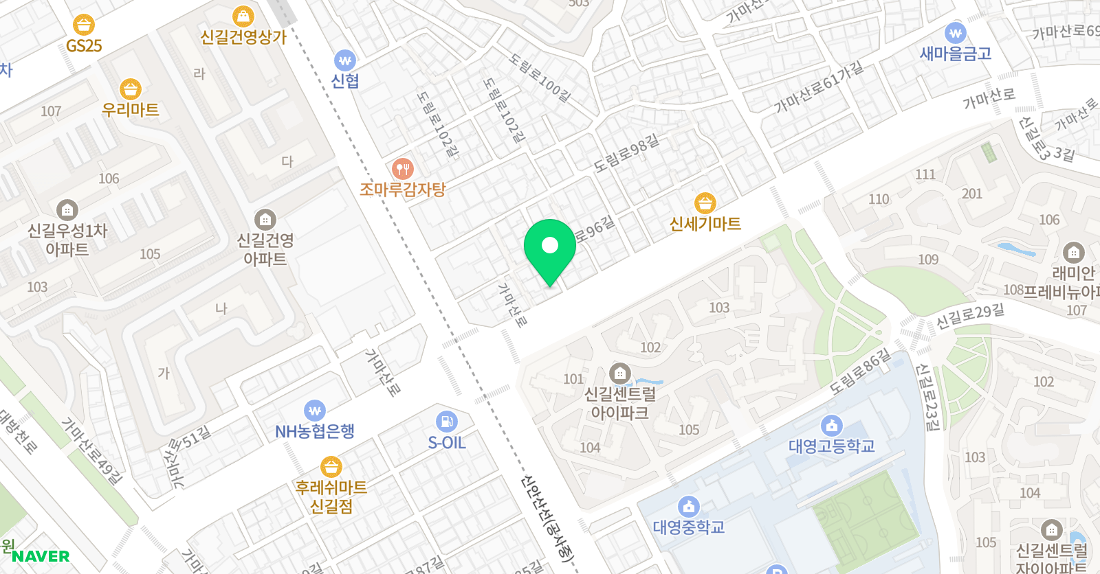 달콤 미술학원 위치