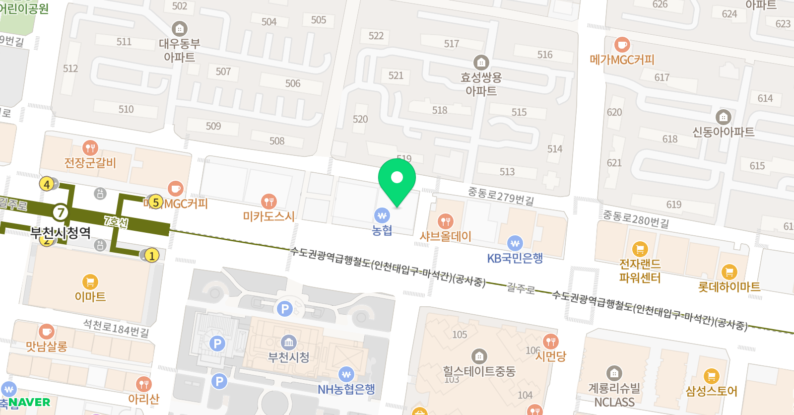 3030 영어수학학원 위치
