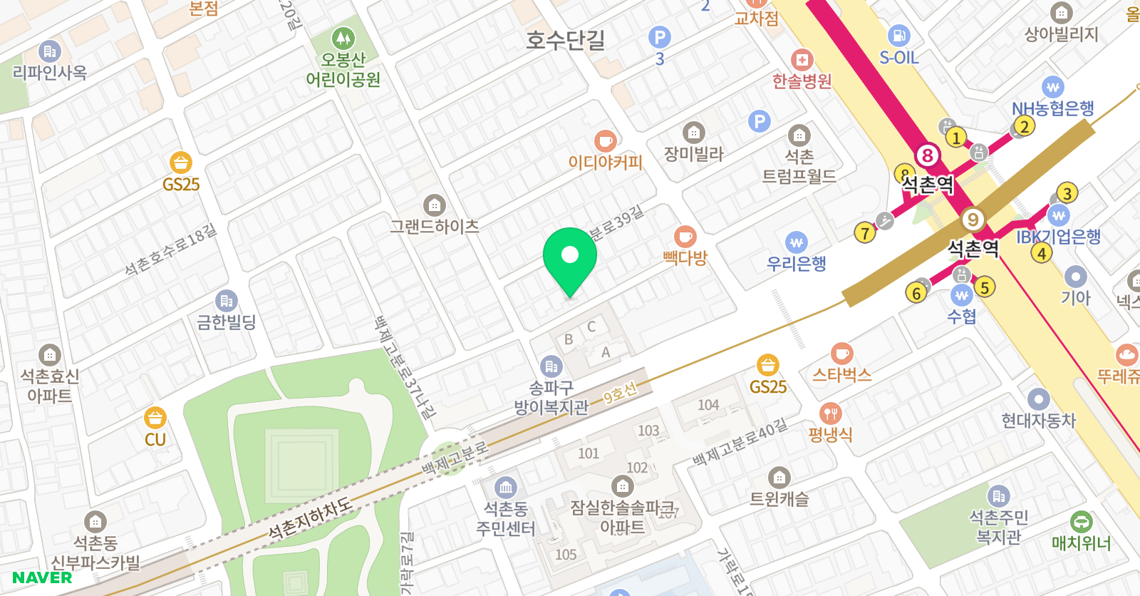 다니올린 음악교습소 위치