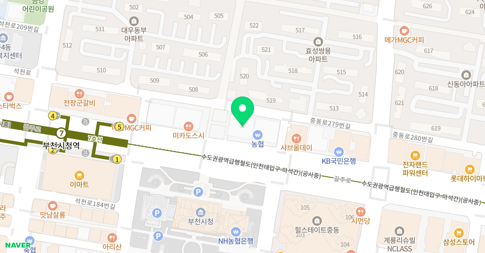 엑스와이 수학학원 위치