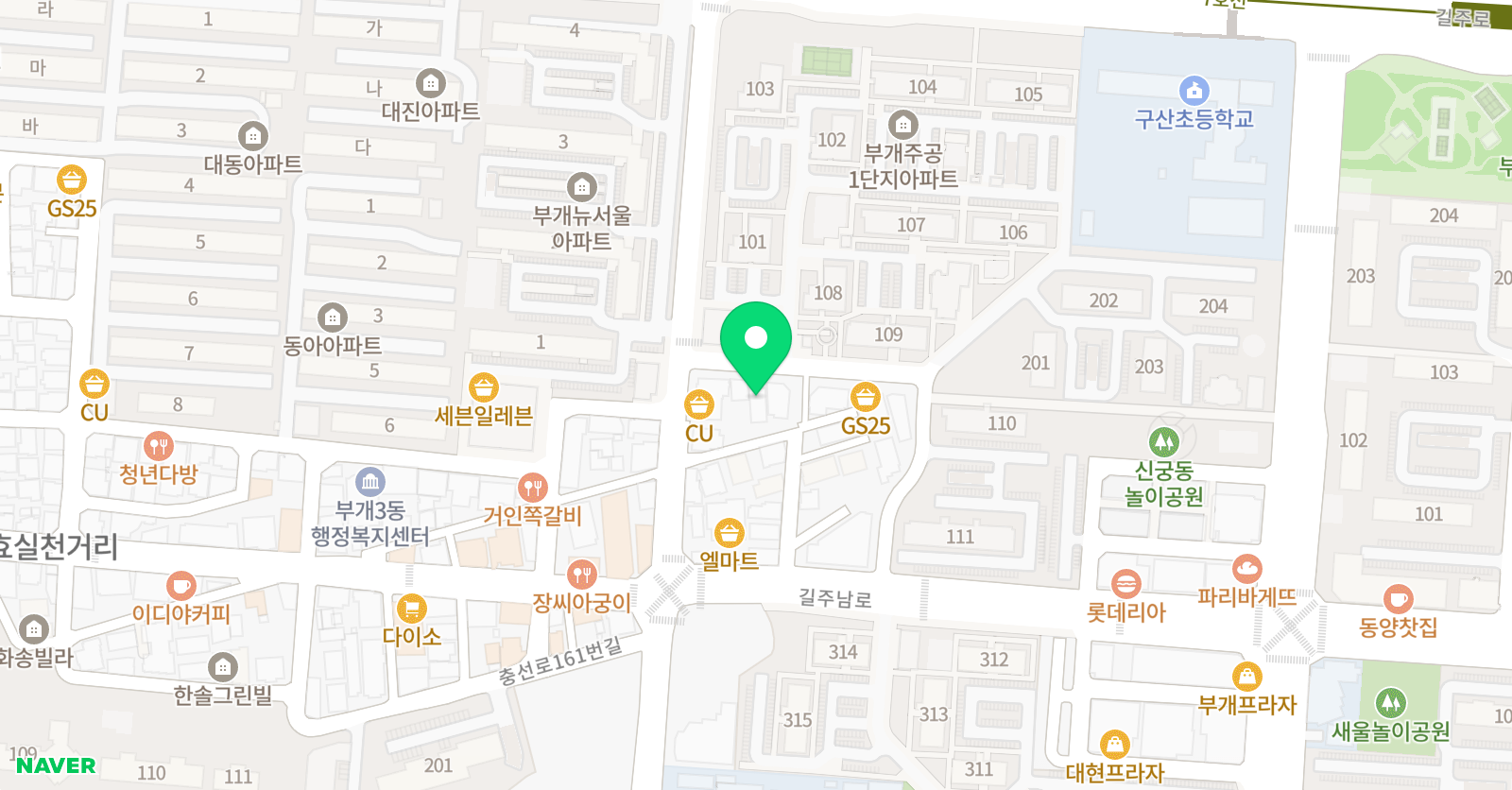 삼성 영어 부평부개1호점 위치