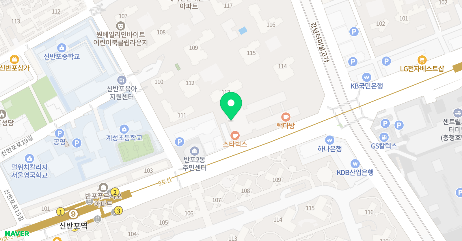 봉프앙 프렌치아틀리에 위치
