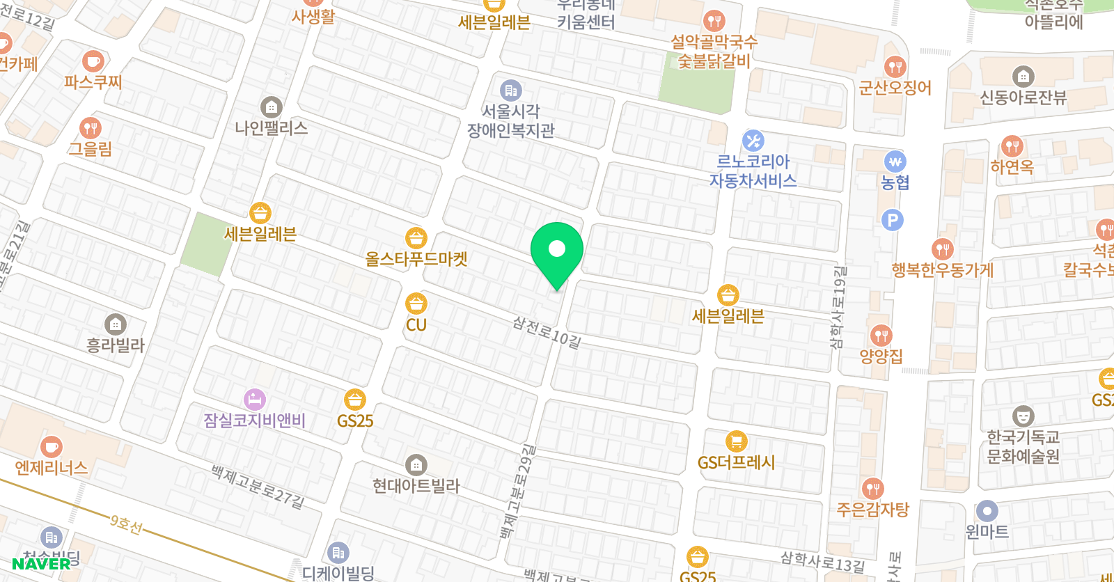 FTK패스트랙키즈 어학원 위치
