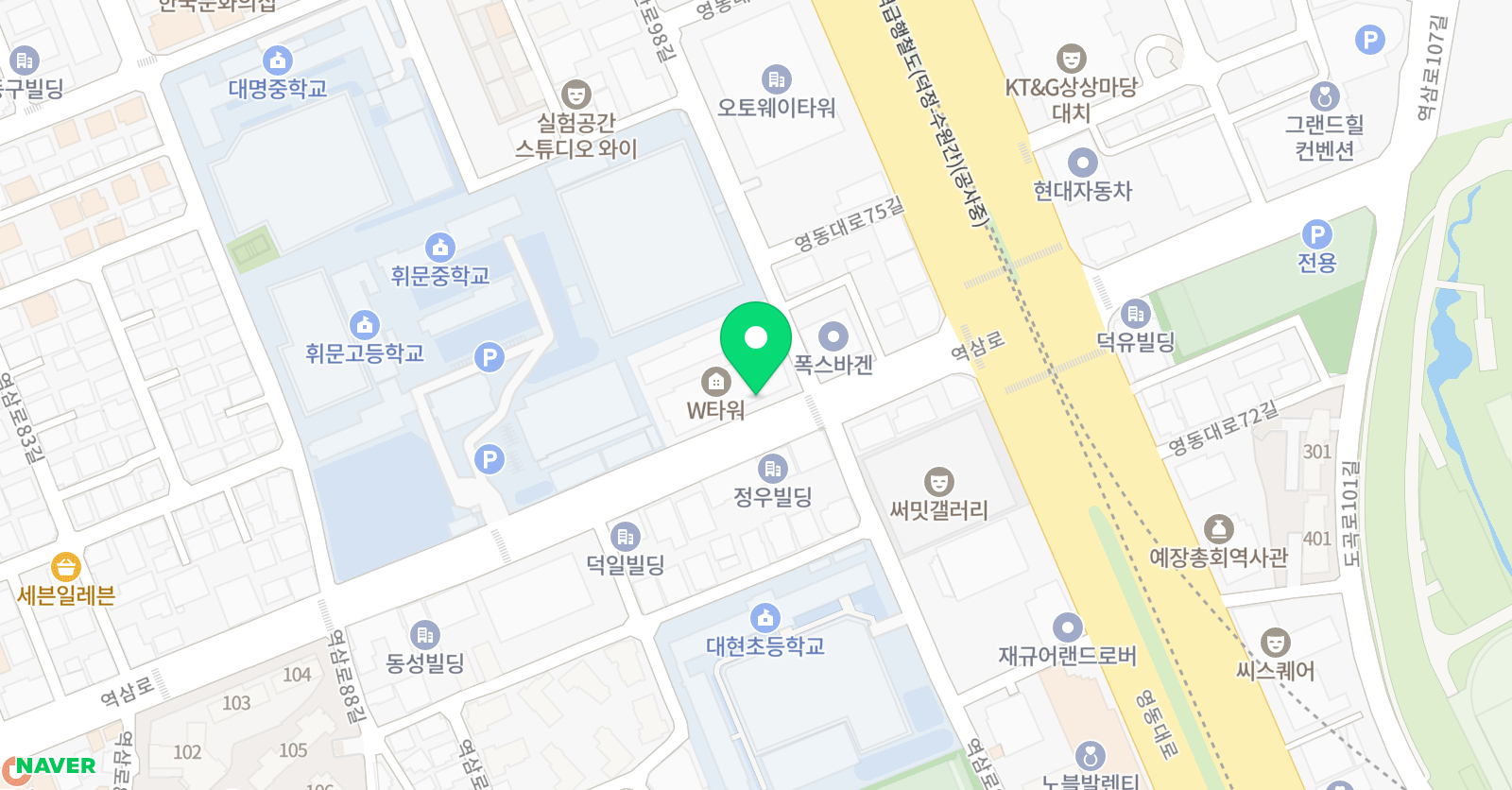 Sk주니어나이츠 강남1지점 위치