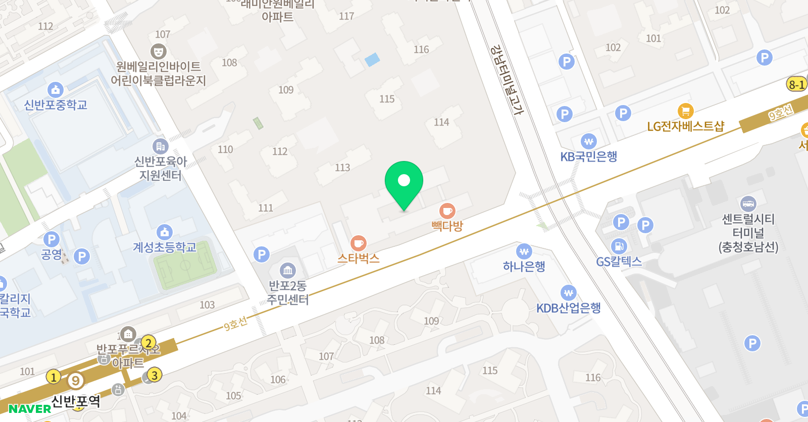 조형아트 미술학원 위치
