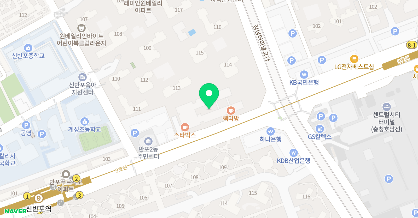 비발디 음악학원 위치