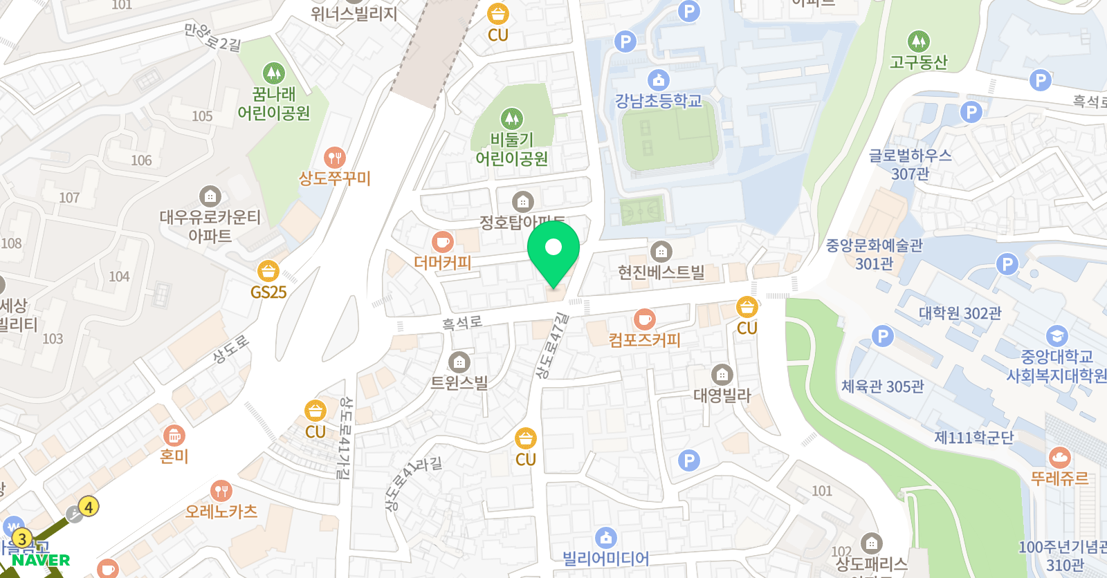 아하브 음악학원 위치
