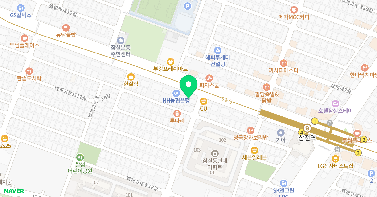 기준수학학원 위치