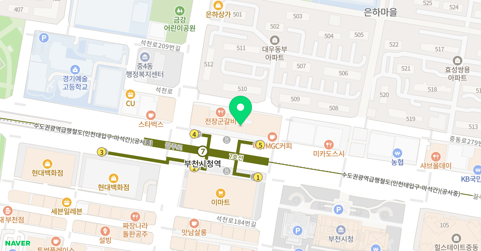 미엘 음악학원 위치