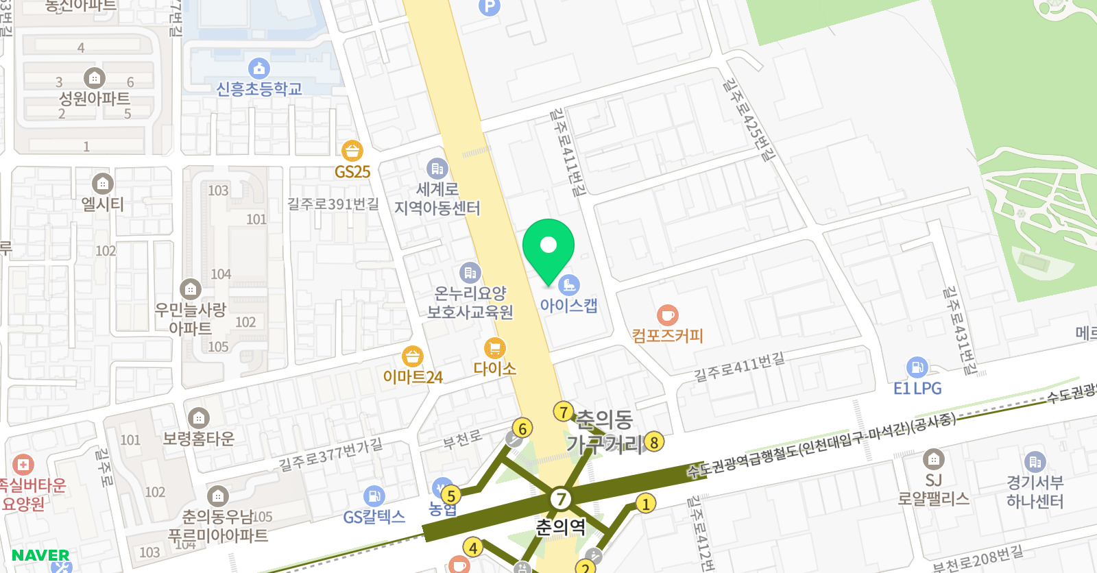 판타지아 부천 풋볼아카데미 위치