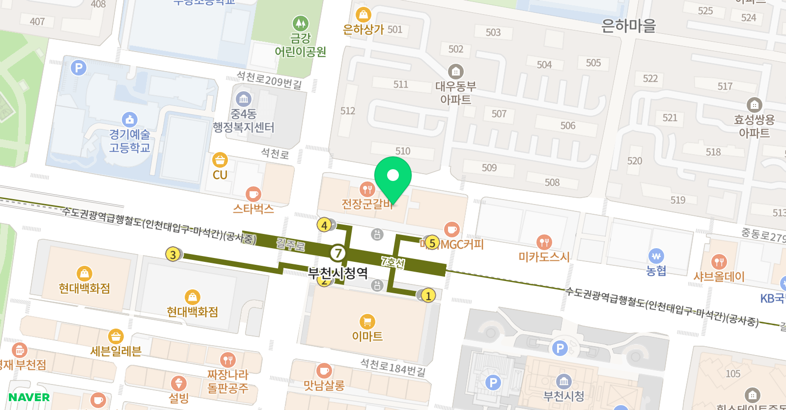 손혜지 수학학원 위치